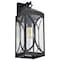 Nuvo Oaklyn - 1 Light Large Wall Lantern - Matte Black with Clear Glass 60/8123 - alternate 3